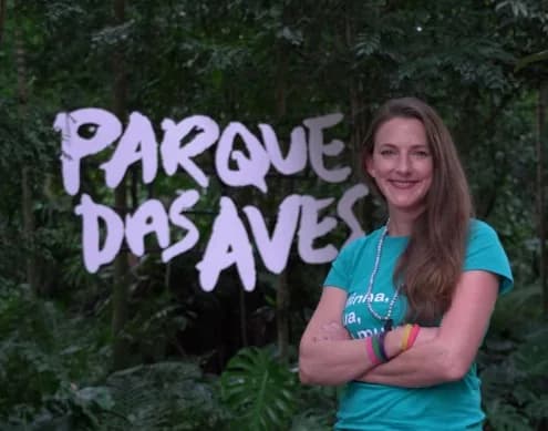 Dra. Carmel Croukamp, atual diretora do Parque das Aves Foz do Iguaçu