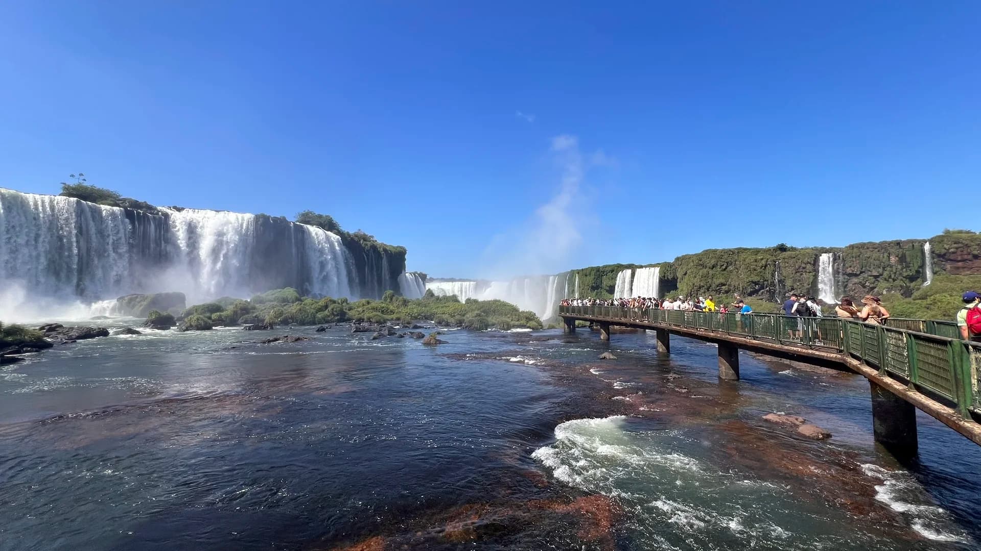 Passarela das Cataratas - vista do percurso final