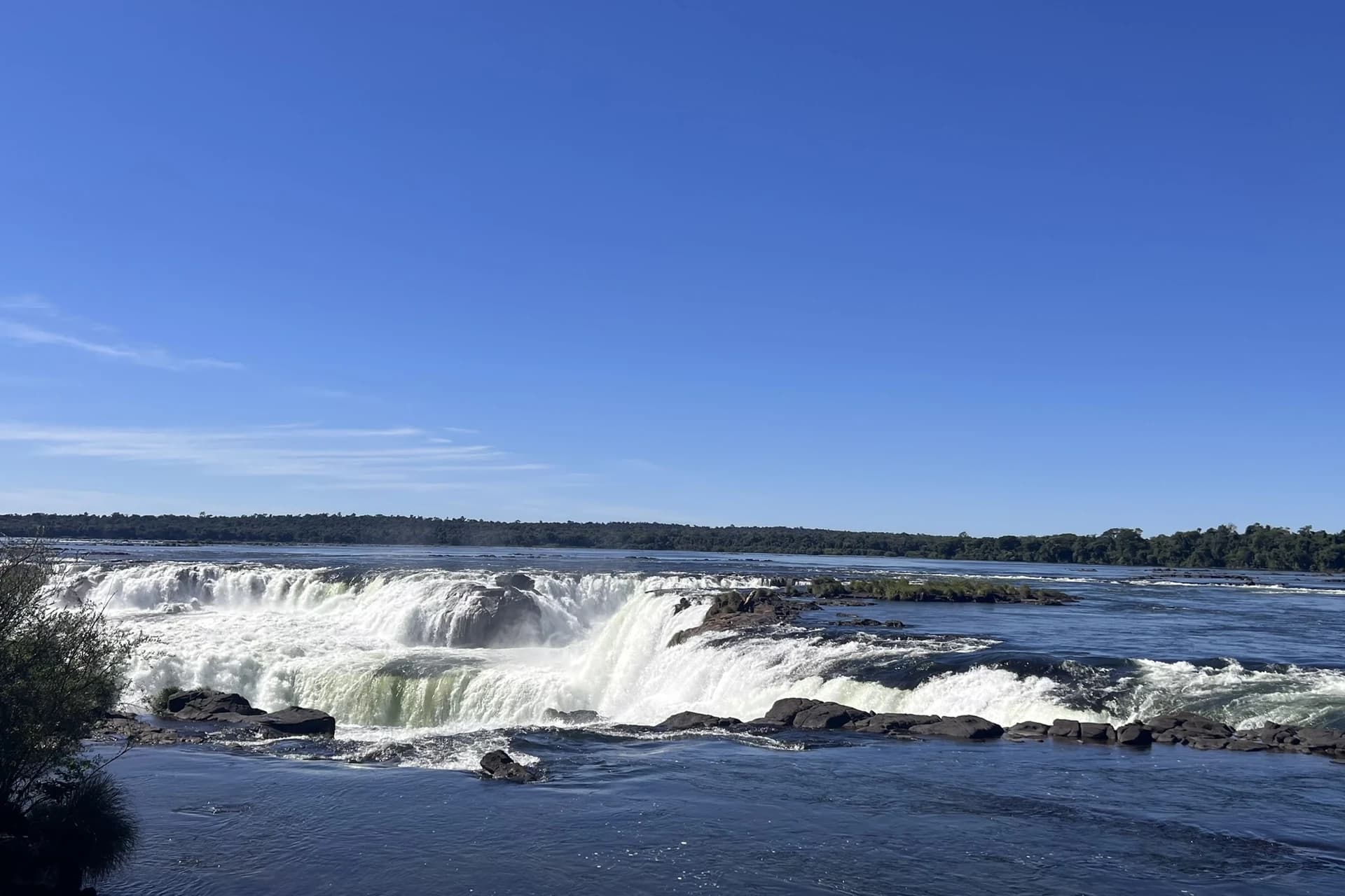 Passarela da Garganta do Diabo no lado argentino das Cataratas