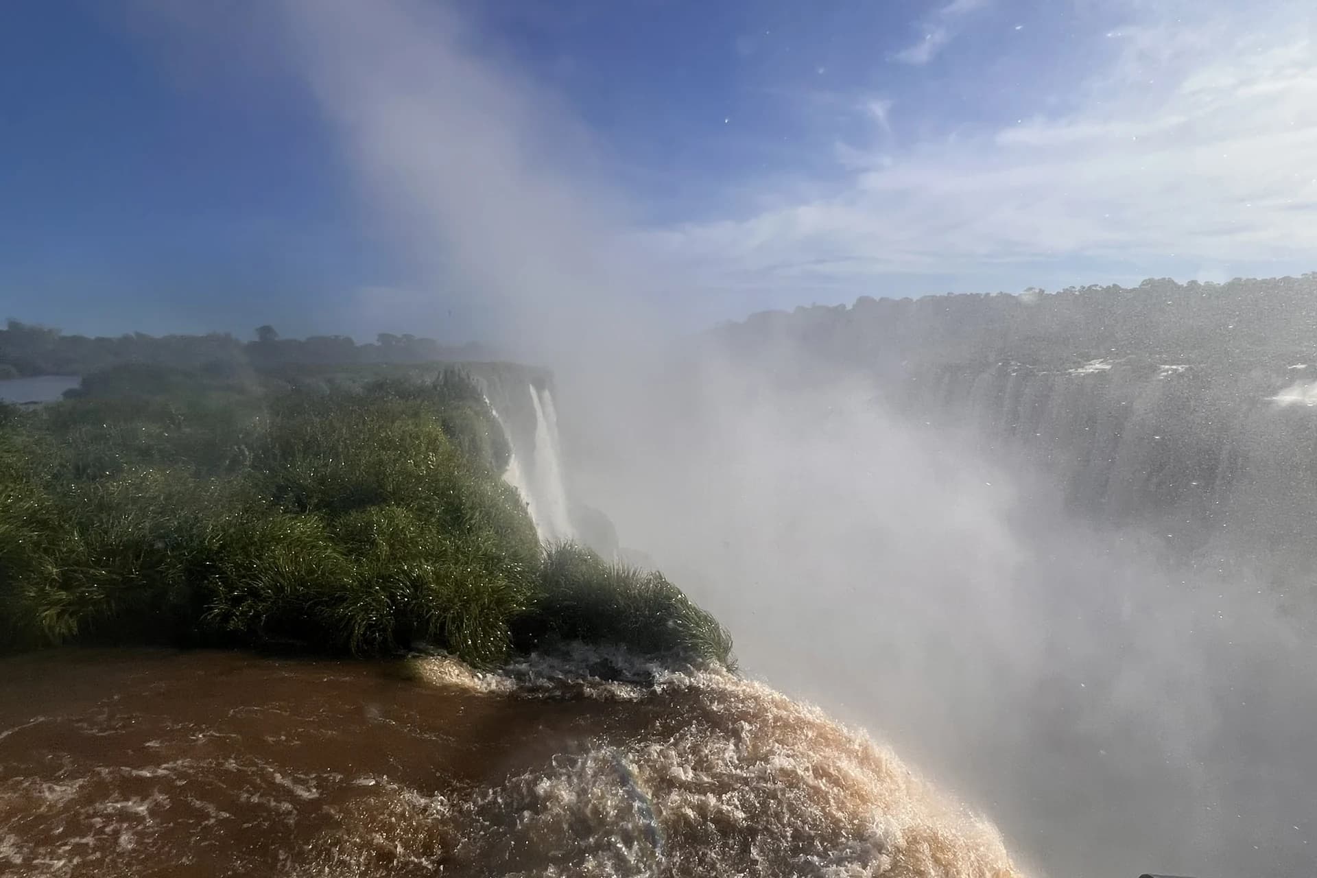 Garganta do Diabo vista do mirante superior — Cataratas Argentinas